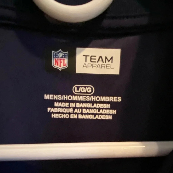 PATRIOTS MENS NAVY GOLF POLO SHIRT TOP SUMMER TEE BLUE CASUAL TOPS SIZE L LARGE - Picture 4 of 4